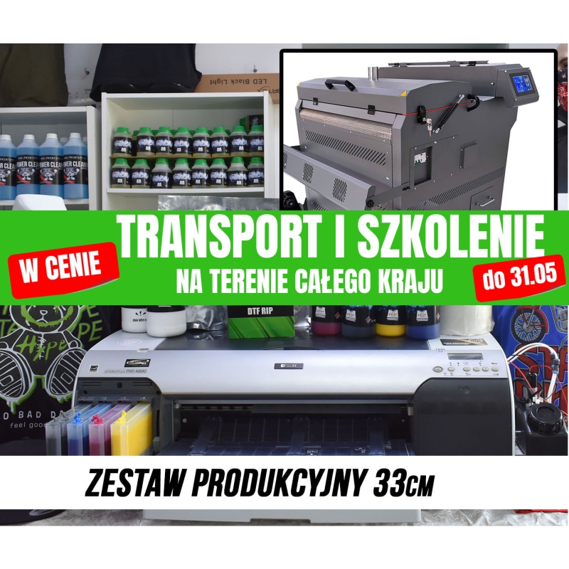 ZESTAW PRODUKCYJNY 33CM TRANSPORT I SZKOLENIE